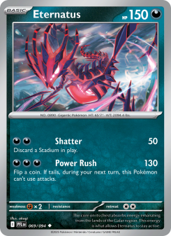 Eternatus - pokemon TCG Card