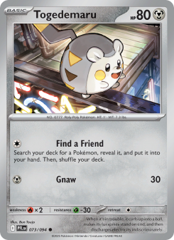 Togedemaru - pokemon TCG Card