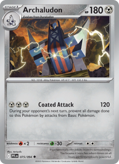 Archaludon - pokemon TCG Card