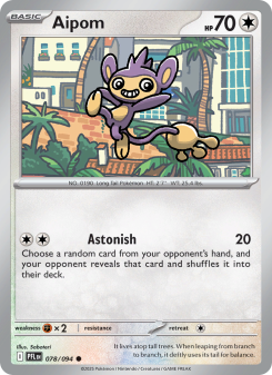 Aipom - pokemon TCG Card