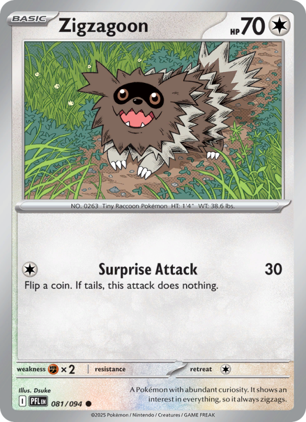Zigzagoon - Pokémon TCG Card