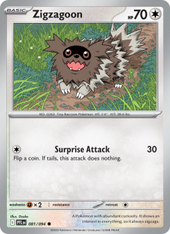 Zigzagoon - pokemon TCG Card