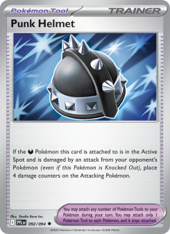Punk Helmet - pokemon TCG Card