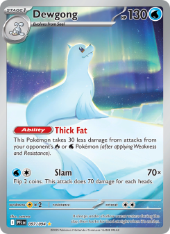 Dewgong - pokemon TCG Card