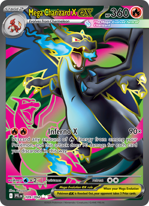 Mega Charizard X ex - Pokémon TCG Card