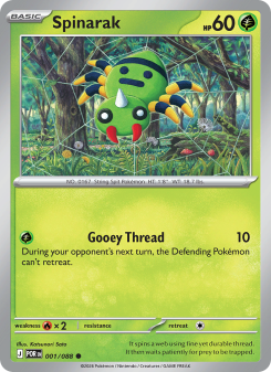 Spinarak - pokemon TCG Card
