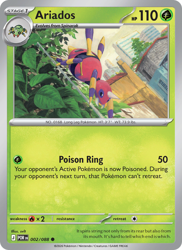 Ariados - Pokémon TCG Card