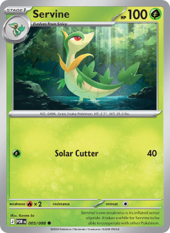 Servine - pokemon TCG Card