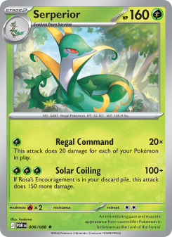 Serperior - pokemon TCG Card