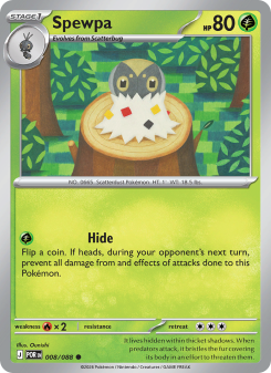 Spewpa - pokemon TCG Card