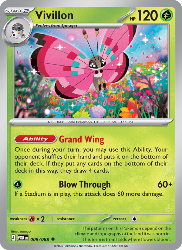 Vivillon - Pokémon TCG Card