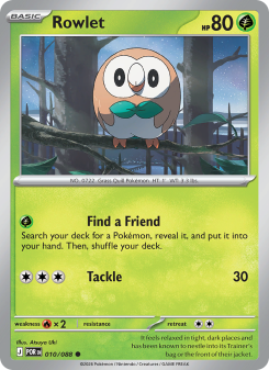 Rowlet - pokemon TCG Card