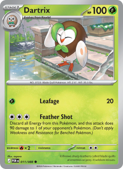 Dartrix - pokemon TCG Card