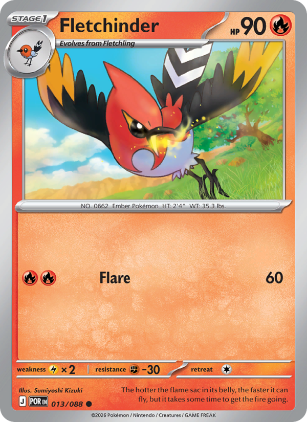 Fletchinder - Pokémon TCG Card