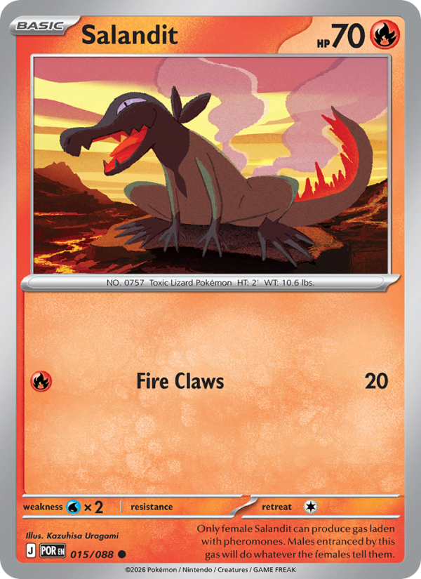 Salandit - Pokémon TCG Card