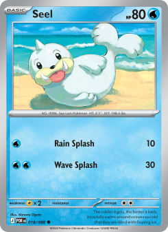 Seel - pokemon TCG Card