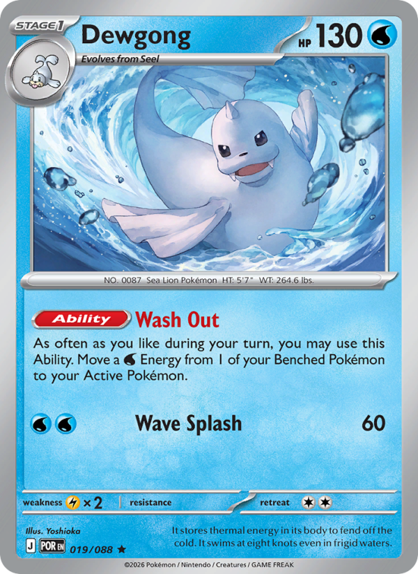 Dewgong - Pokémon TCG Card
