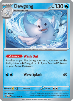 Dewgong - pokemon TCG Card
