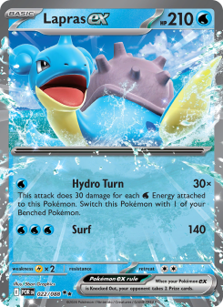 Lapras ex - pokemon TCG Card