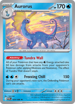 Aurorus - pokemon TCG Card