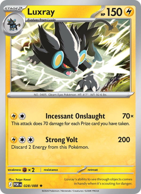 Luxray - Pokémon TCG Card
