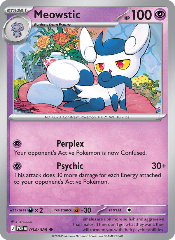 Meowstic - Pokémon TCG Card