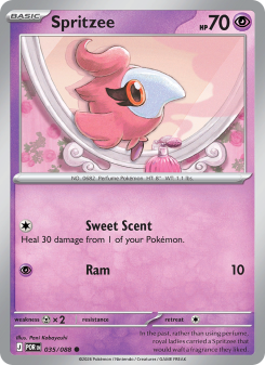 Spritzee - pokemon TCG Card