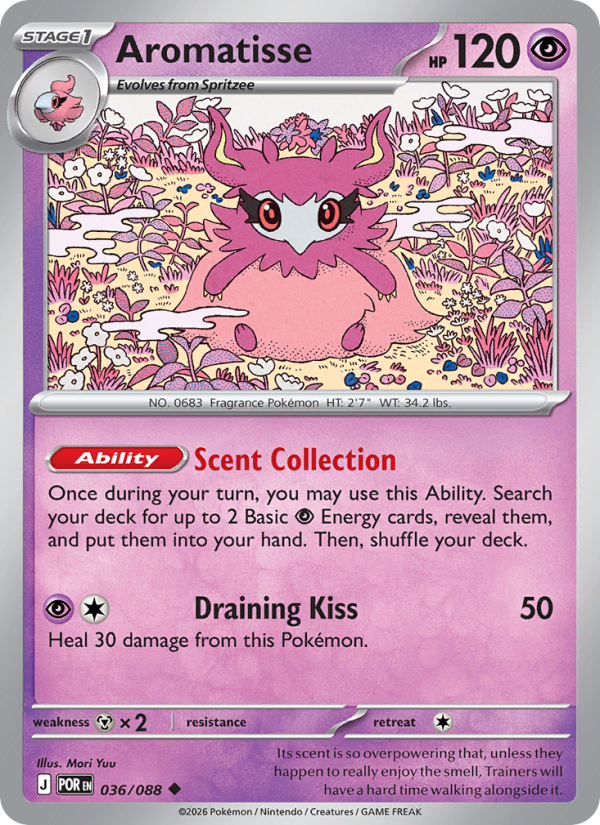 Aromatisse - Pokémon TCG Card