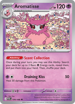 Aromatisse - pokemon TCG Card