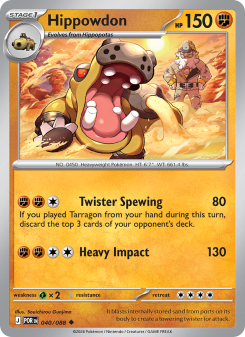 Hippowdon - pokemon TCG Card