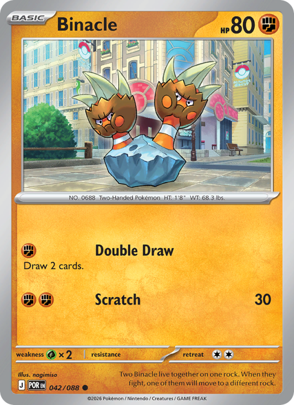 Binacle - Pokémon TCG Card