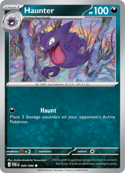 Haunter - pokemon TCG Card