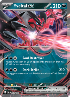 Yveltal ex - pokemon TCG Card