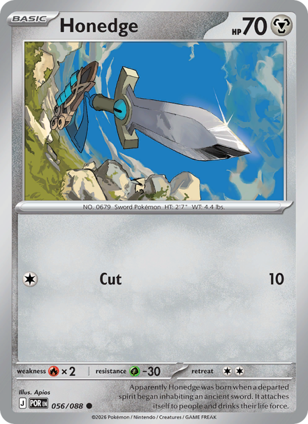 Honedge - Pokémon TCG Card