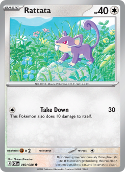 Rattata - pokemon TCG Card