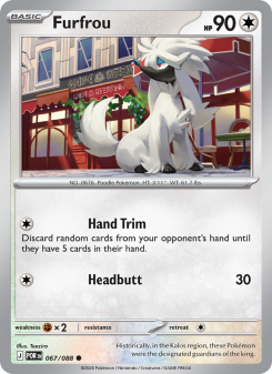 Furfrou - pokemon TCG Card