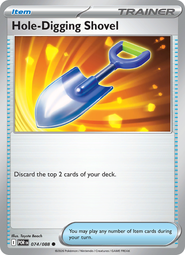 Hole-Digging Shovel - Pokémon TCG Card