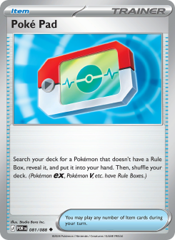 Poké Pad - pokemon TCG Card