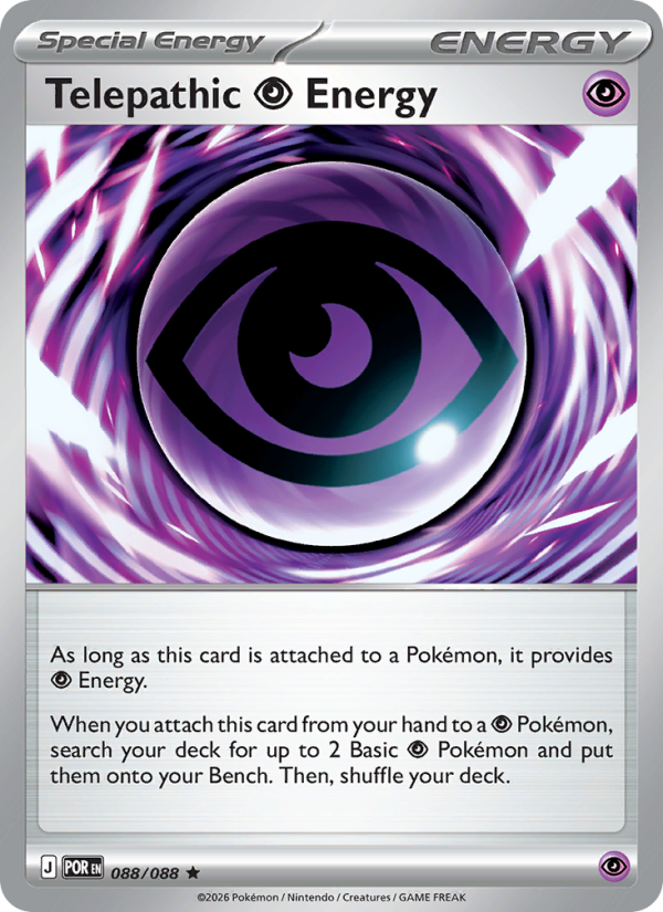 Telepathic Psychic Energy - Pokémon TCG Card