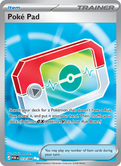 Poké Pad - pokemon TCG Card