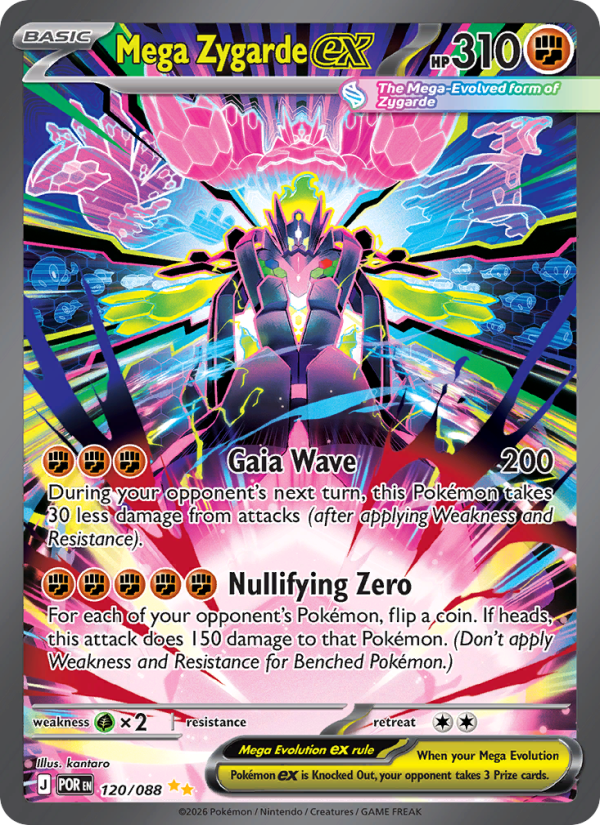 Mega Zygarde ex - Pokémon TCG Card