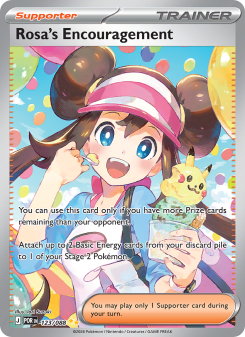 Rosa's Encouragement - pokemon TCG Card