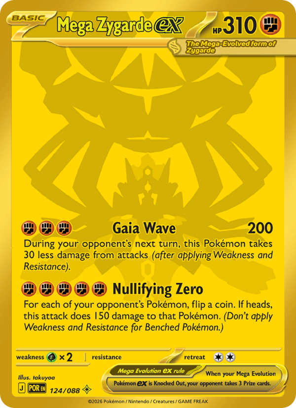 Mega Zygarde ex - Pokémon TCG Card
