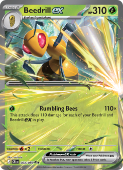 Beedrill ex - pokemon TCG Card