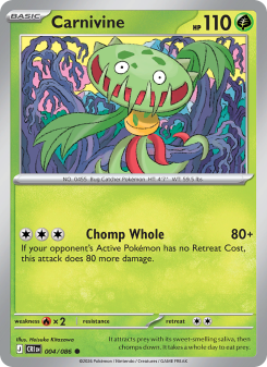 Carnivine - pokemon TCG Card
