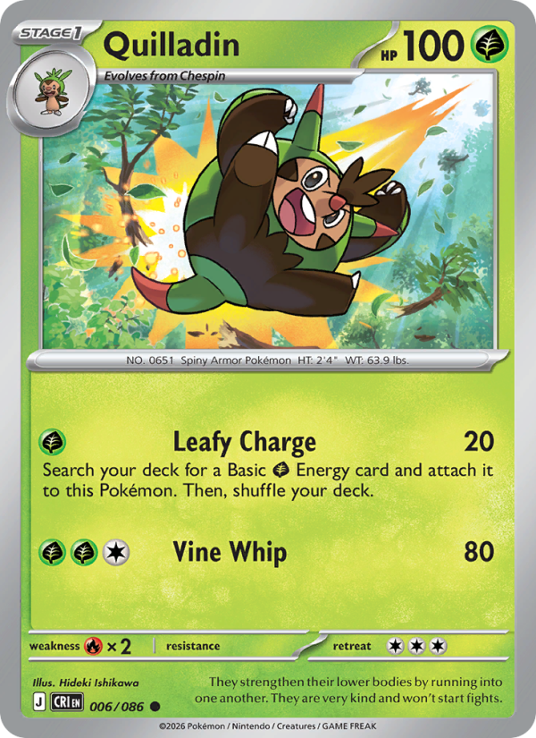 Quilladin - Pokémon TCG Card