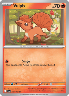 Vulpix - pokemon TCG Card