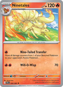 Ninetales - pokemon TCG Card