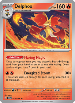 Delphox - pokemon TCG Card