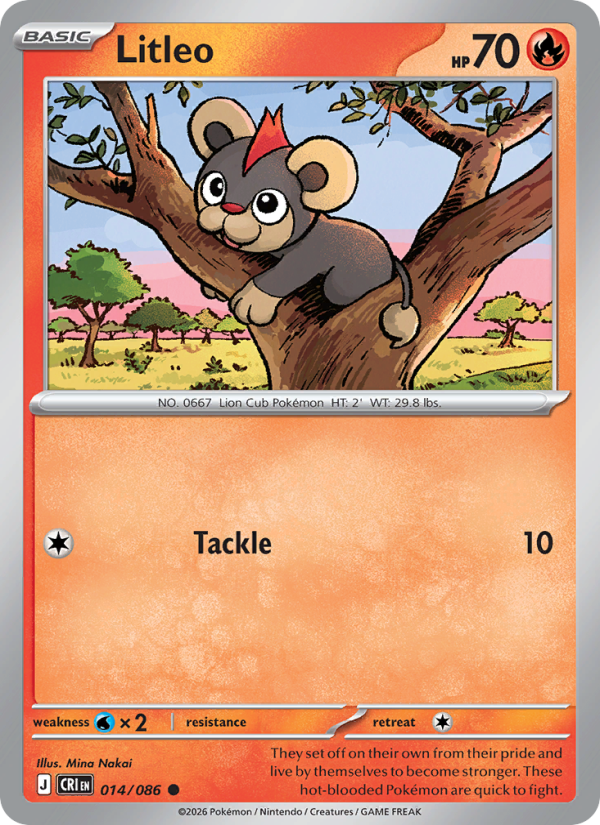 Litleo - Pokémon TCG Card